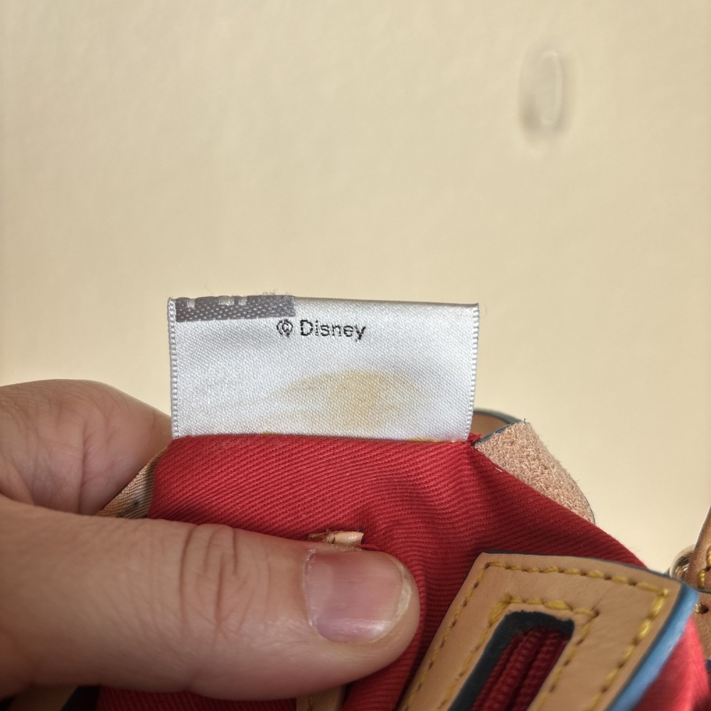 Dooney  & Bourke Disney Tinker Bell Letter Carrier Green Crossbody - Picture 9 of 15